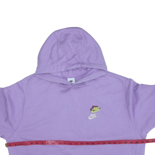 Nike Womens Purple XL Pullover Hoodie Sweatshirt with Logo