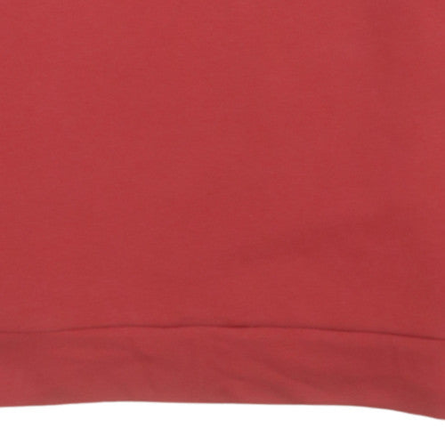 Nike Womens Red Dri-Fit Pullover Sweatshirt Size M Crew Neck