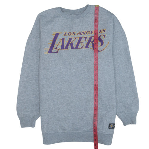 NBA Los Angeles Lakers Grey Crew Neck Sweatshirt Womens XS