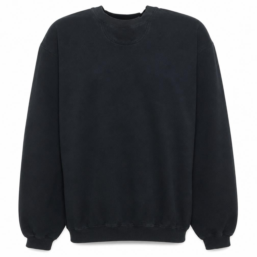 Champion Men's Black Crew Neck Pullover Sweatshirt Size L