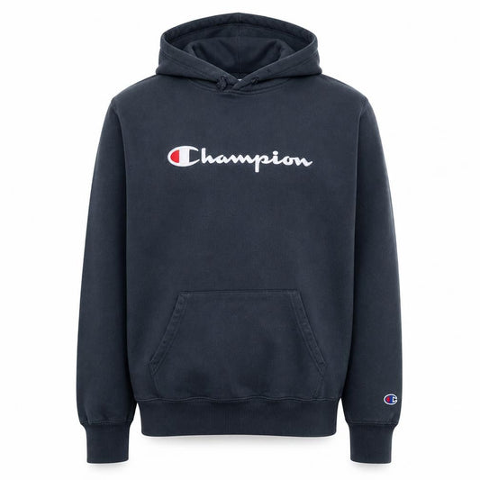 Champion Men’s Blue XL Pullover Hoodie Logo Fleece Sweatshirt