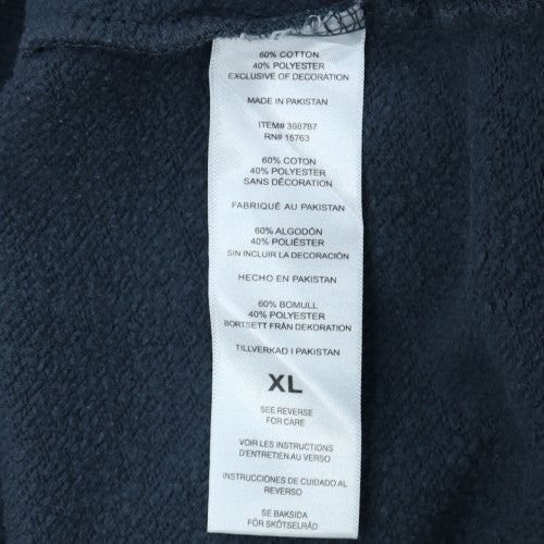 Champion Men’s Blue XL Pullover Hoodie Logo Fleece Sweatshirt
