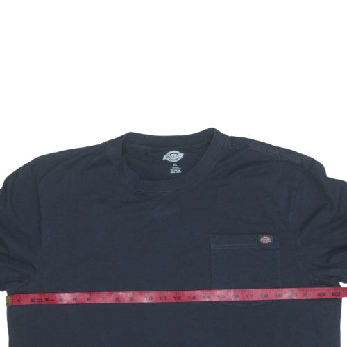 Dickies Mens Black XL Crew Neck Short Sleeve Cotton T-Shirt