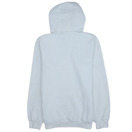 Adidas Womens White XS Pullover Hoodie with Logo Print