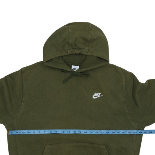 Nike Men's Green XL Pullover Hoodie Fleece Logo Sweatshirt