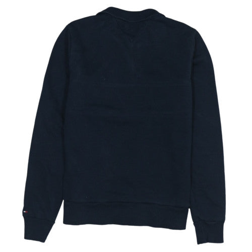 Tommy Hilfiger Men’s Blue 1/2 Zip Logo Jumper Size M
