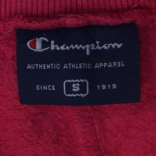 Champion Women's Pink Fleece Sweatpants S Elastic Waist Casual