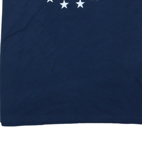 Under Armour Mens Blue 2XL HeatGear Sports Graphic T-Shirt
