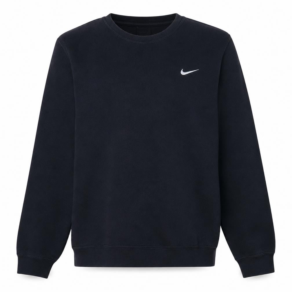 Nike Men's Black Crew Neck Pullover Sweatshirt Size M Regular Fit