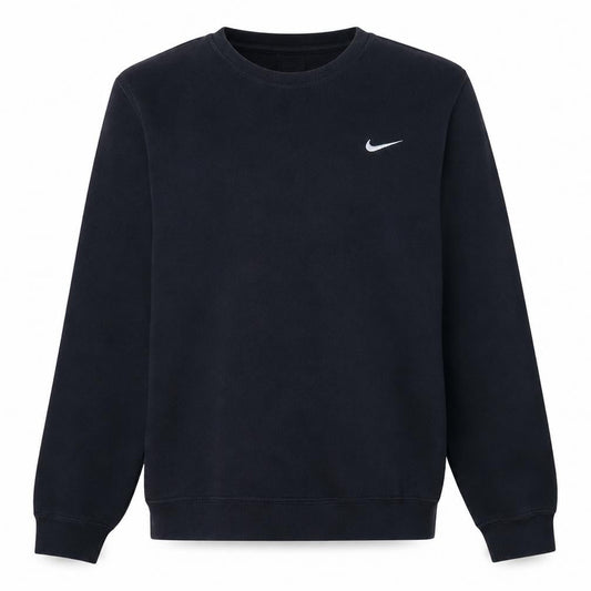 Nike Men's Black Crew Neck Pullover Sweatshirt Size M Regular Fit