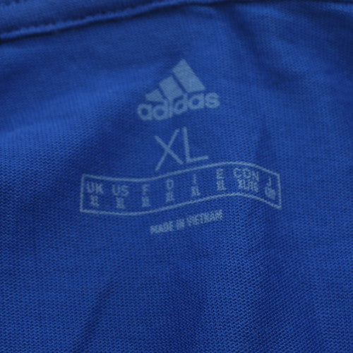 Adidas Men's Blue XL Classic Polo Shirt Short Sleeve Performance