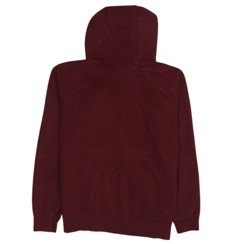 Nike Women’s Burgundy Full Zip Hoodie Size L Cotton Blend