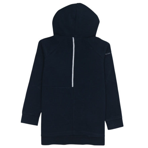 Fila Women’s Navy Blue Pullover Hoodie L Cotton Blend Logo