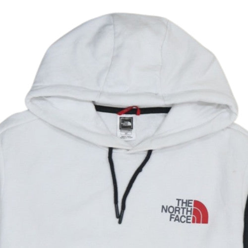 The North Face Men's White Pullover Hoodie M Outdoor Fleece