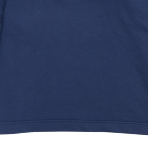 Nike Boys Blue XL Pullover Sweatshirt V-Neck Fleece Cotton Blend
