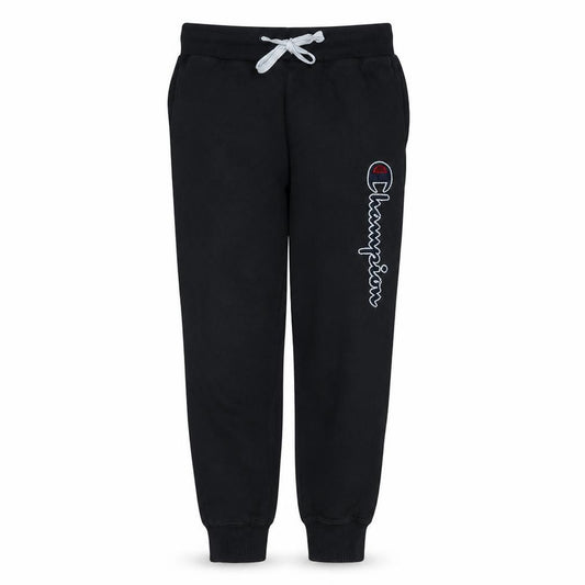 Champion Men's Black Medium Jogger Sweatpants with Logo
