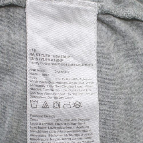 Timberland Womens Grey Pullover Sweatshirt Size 2XL Cotton Blend Regular Fit