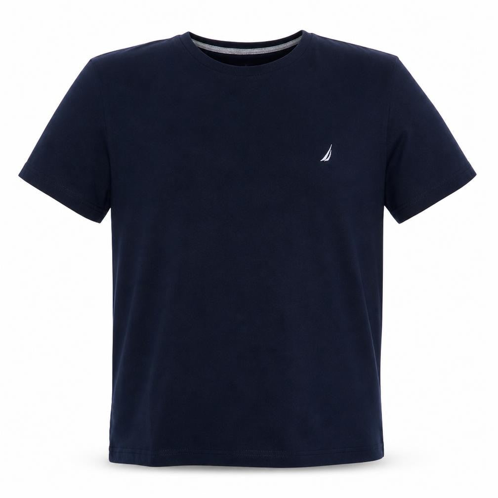Nautica Men's Blue Crew Neck Short Sleeve T-Shirt Size L