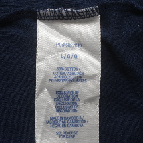 Nautica Men's Blue Crew Neck Short Sleeve T-Shirt Size L