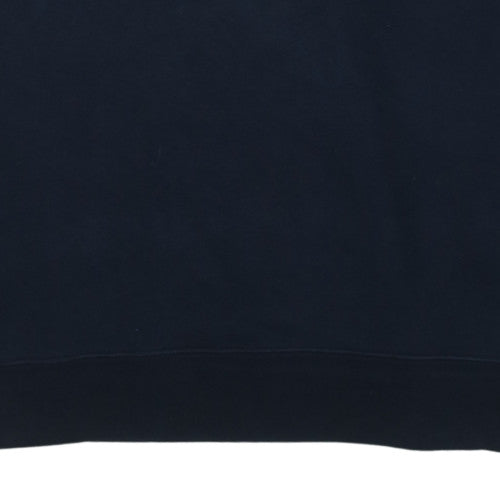 Champion Men's Black XL Pullover Embroidered Crew Neck Sweatshirt