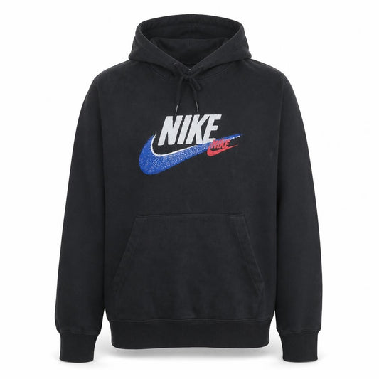 Nike Men's Black Pullover Hoodie M Regular Fit Sportswear