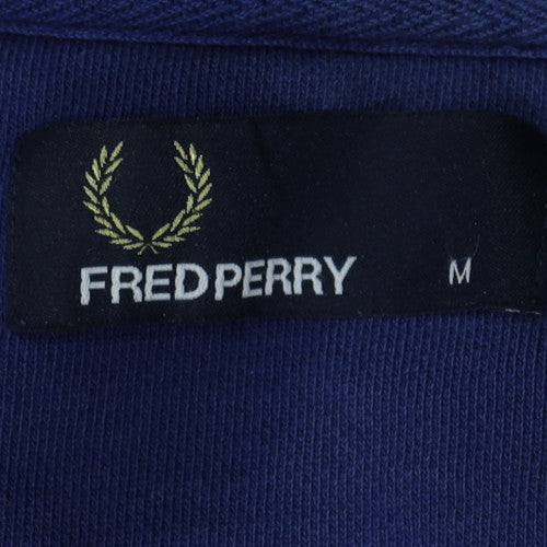 Fred Perry Men's Blue Crew Neck Pullover Sweatshirt M