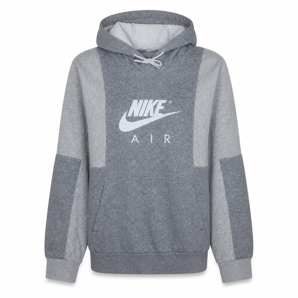 Nike Air Women's Grey Pullover Hoodie M Cotton Blend