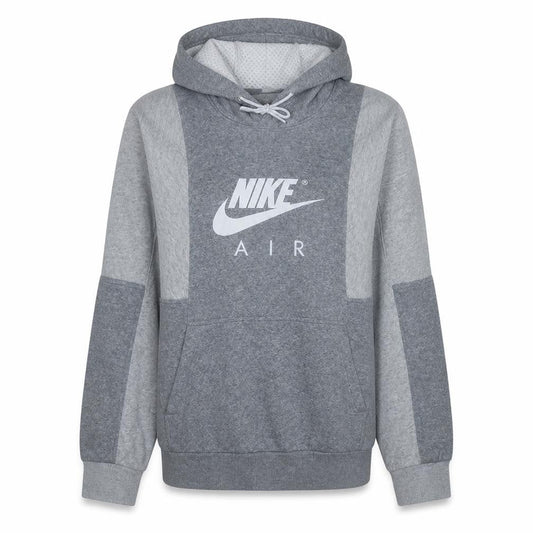 Nike Air Women's Grey Pullover Hoodie M Cotton Blend
