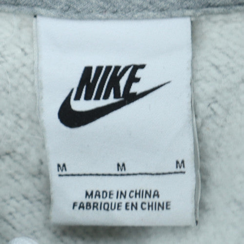 Nike Air Women's Grey Pullover Hoodie M Cotton Blend