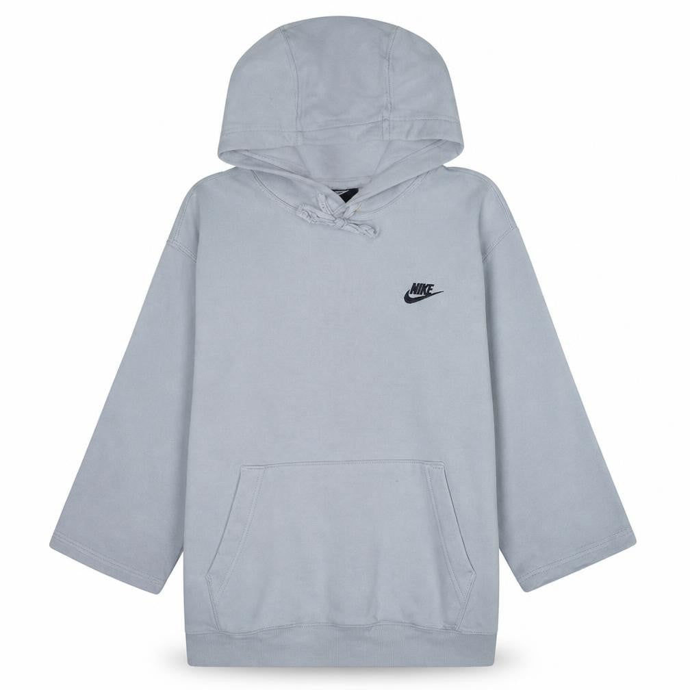 Nike Womens Grey Pullover Hoodie Medium Hooded Sweatshirt