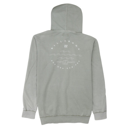 Billabong Men's Grey Pullover Hoodie L Cotton Blend Casual Style