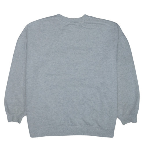 Disney Women Grey Mickey Sweatshirt Size 16 Pullover Crew Neck