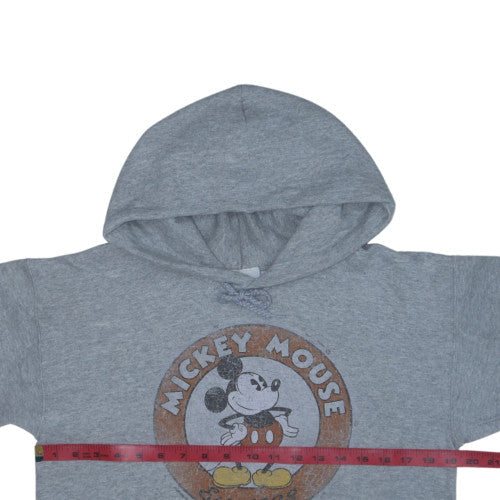 Disney Parks Women’s Grey Mickey Mouse Pullover Hoodie S