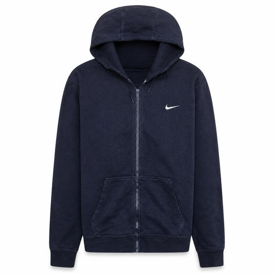 Nike Men's Blue Full Zip Hoodie XL Fleece Hooded Sweatshirt