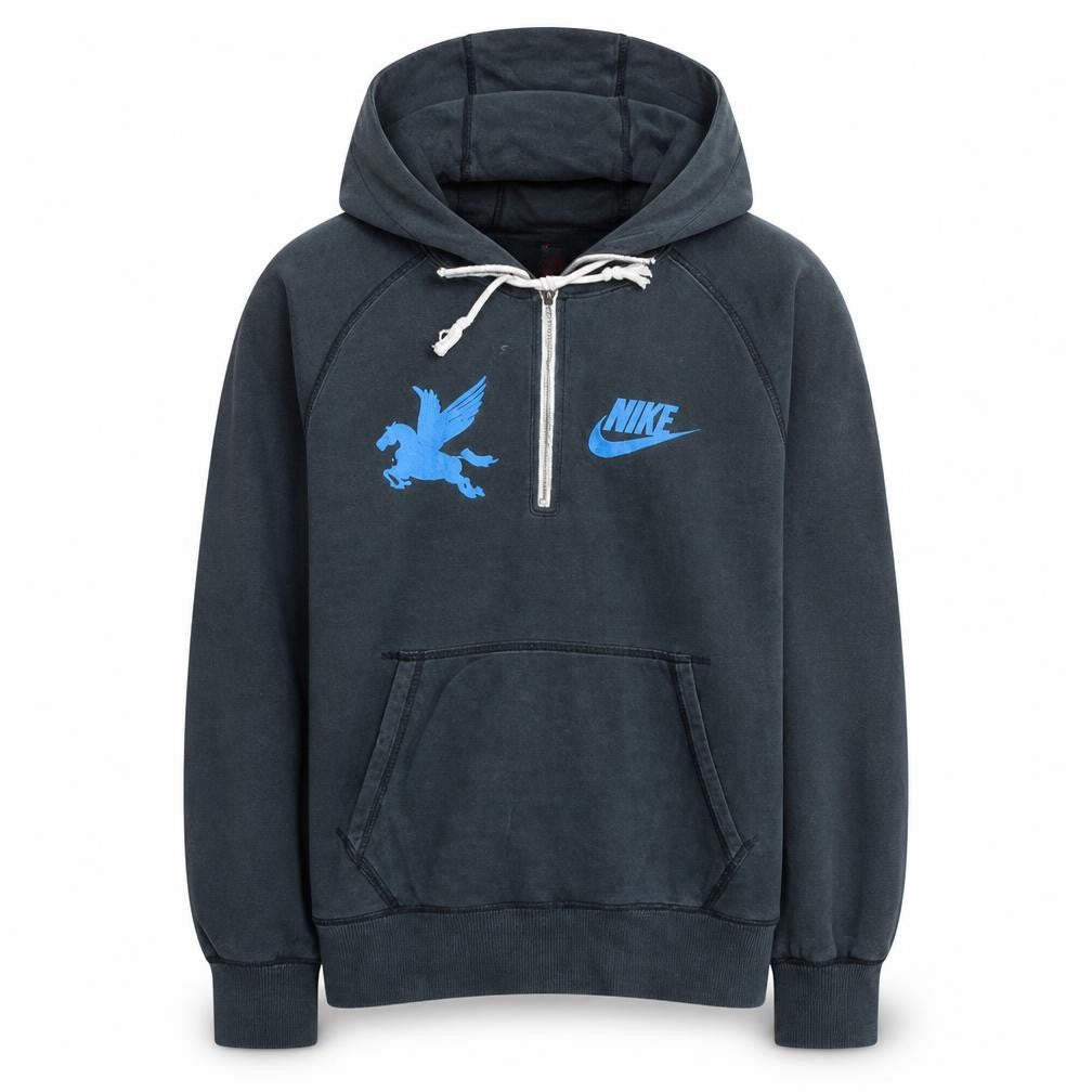 Nike Men's Blue Pegasus Air 1/4 Zip Hoodie Size M