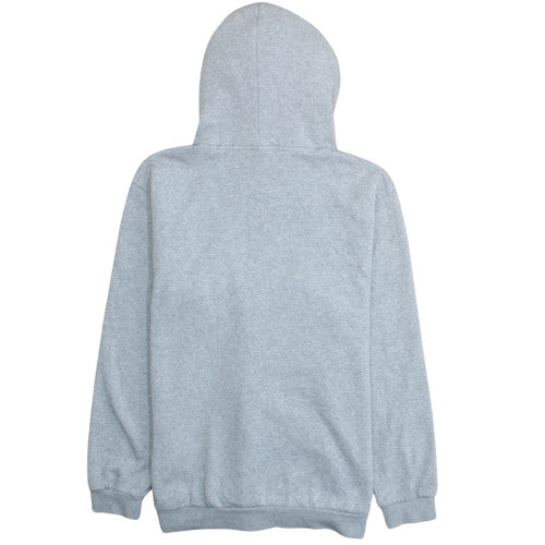 Adidas Mens Grey L Pullover Hoodie Cotton Blend Graphic Print