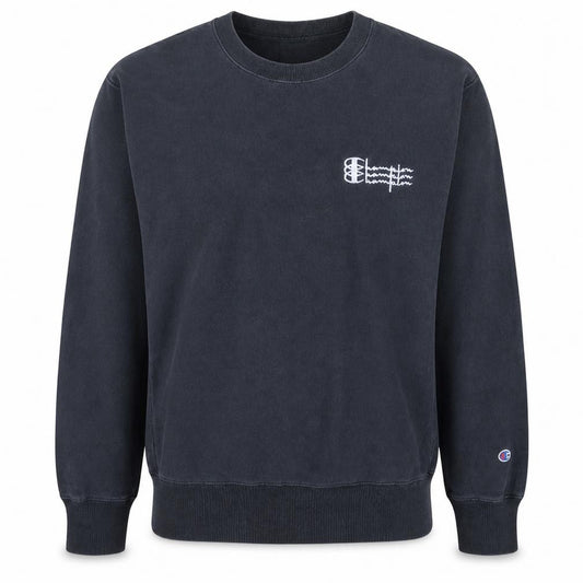 Champion Men's Black Medium Reverse Weave Pullover Sweatshirt