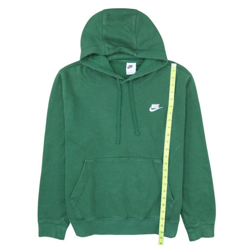 Nike Men's Green Pullover Hoodie L Fleece Regular Fit Sportswear