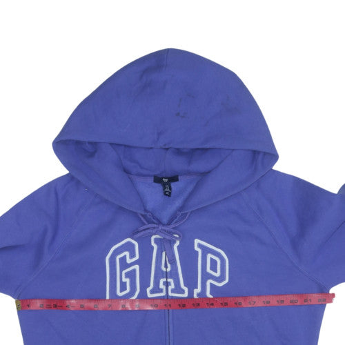 GAP Women’s Blue Full Zip Hoodie XL Cotton Blend Classic Casual