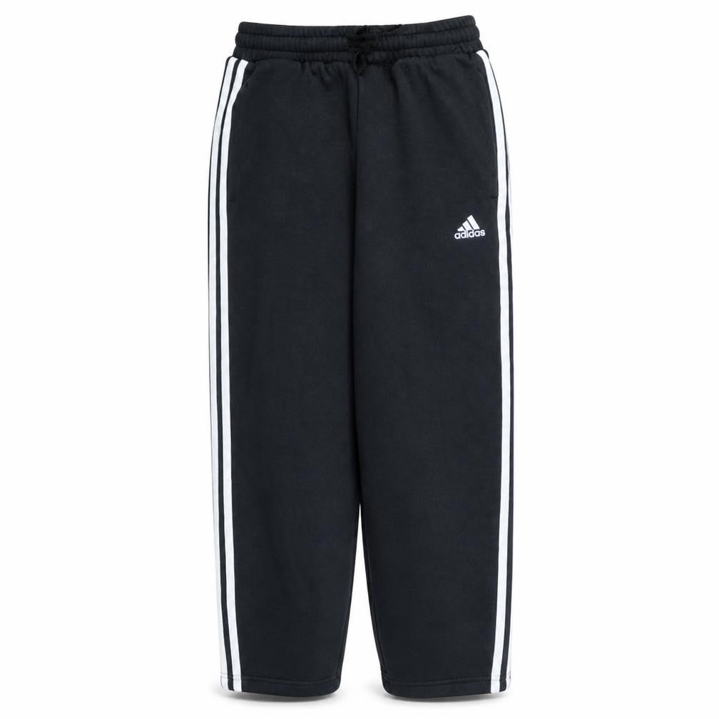 Front view of Adidas women’s black s jogger sweatpants elastic waist pockets sportswear