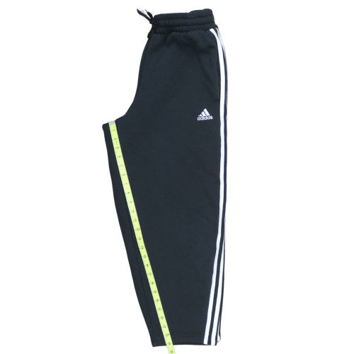 Adidas Womens Black S Jogger Sweatpants Elastic Waist Pockets Sportswear