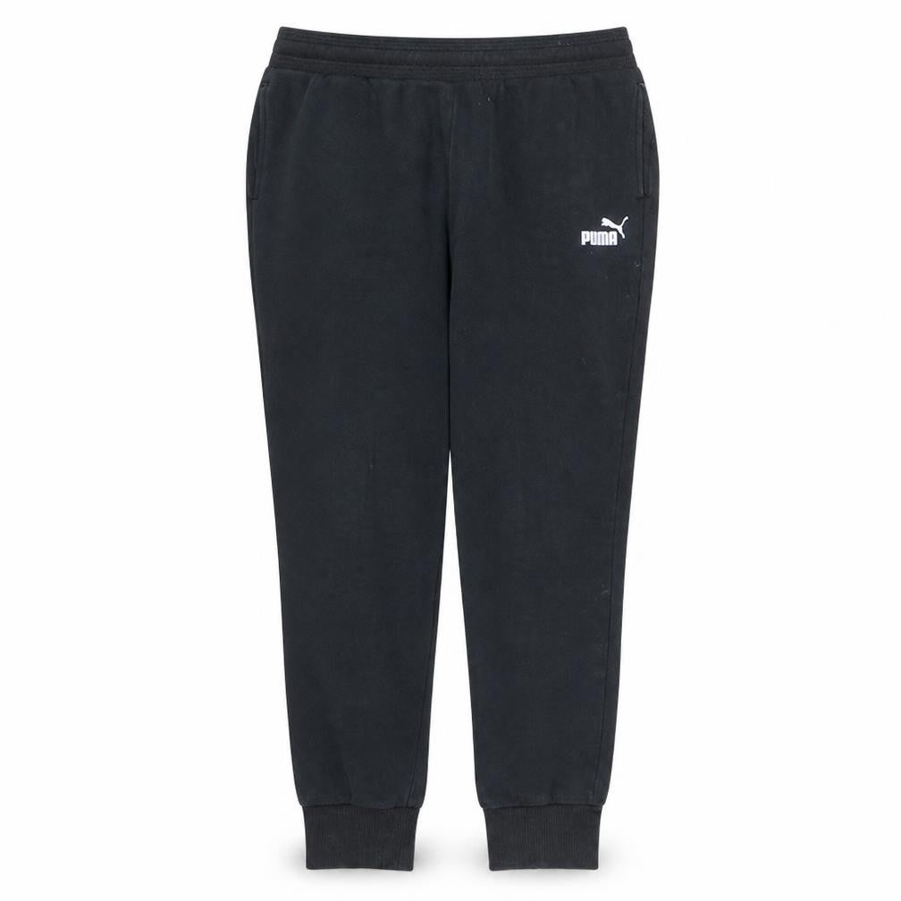 Puma Women's Black Cotton Jogger Trousers Size L