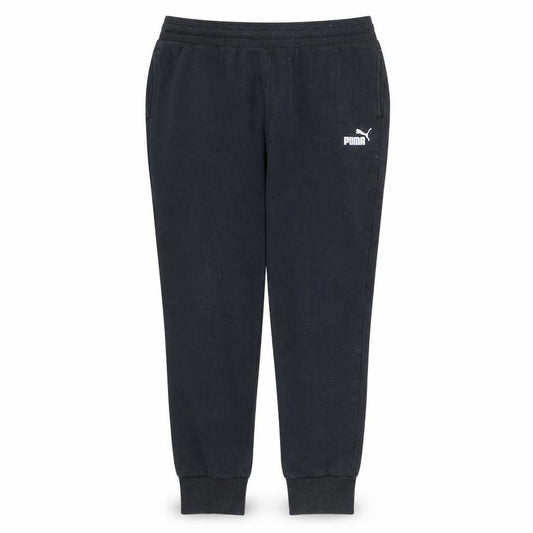 Puma Women's Black Cotton Jogger Trousers Size L
