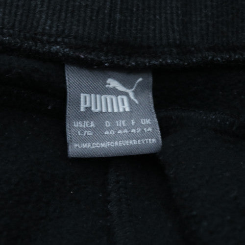 Puma Women's Black Cotton Jogger Trousers Size L