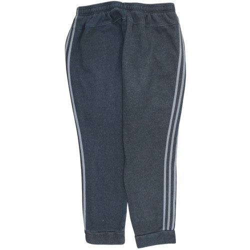 Adidas Men's Black 2XL Fleece Jogger Sweatpants with Logo