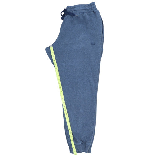 adidas Men Blue XL Sweatpants Fleece Cuffed Joggers