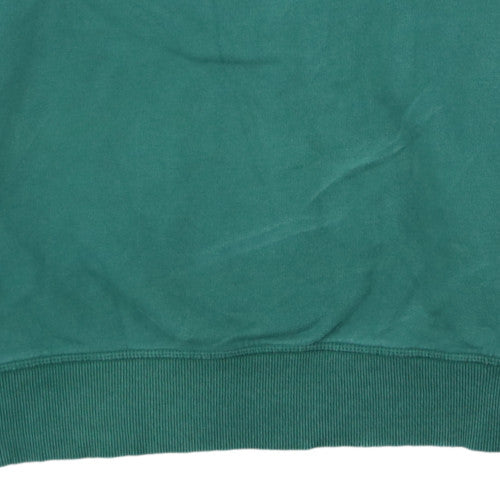 The North Face Men's Green XL Crew Neck Cotton Sweatshirt