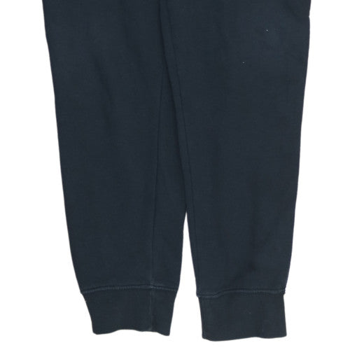 Nike Men's Black Jogger Trousers Small Fleece Elastic Waist