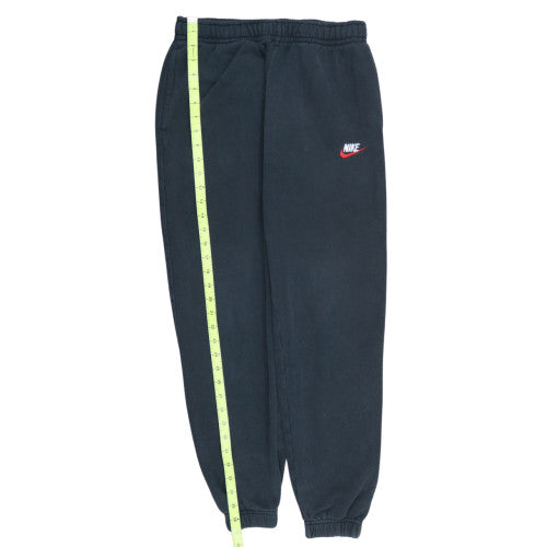 Nike Men's Black Fleece Sweatpants Small Elastic Waist Logo