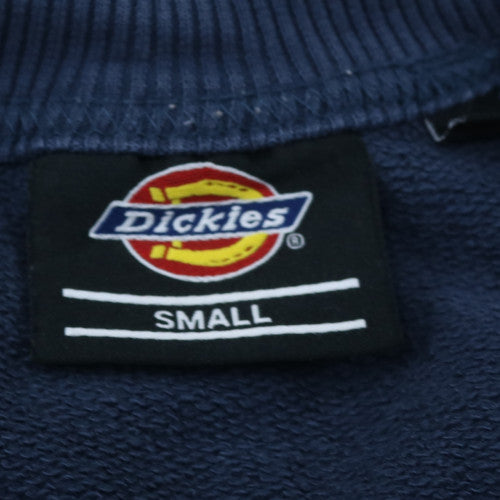 Dickies Men's Blue Small Pullover Sweatshirt Crew Neck Logo